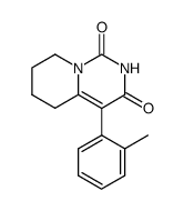 4-(2-methylphenyl)hexahydro-1H,3H-pyrido[1,2-c]pyrimidine-1,3-dione Structure