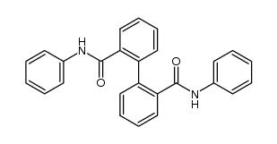 biphenyl-2,2'-dicarboxylic acid bis-phenylamide Structure