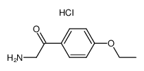 1-(4-ethoxy-phenyl)-2-amino-ethanone, hydrochloride结构式