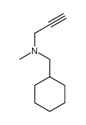 N-(cyclohexylmethyl)-N-methylprop-2-yn-1-amine Structure