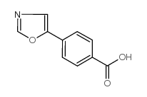 4-(OXAZOL-5-YL)BENZOIC ACID structure