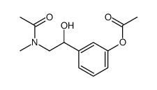 [3-[2-[acetyl(methyl)amino]-1-hydroxyethyl]phenyl] acetate结构式