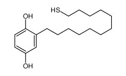 2-(12-sulfanyldodecyl)benzene-1,4-diol Structure