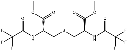 3,3'-Thiobis(N-trifluoroacetyl-L-alanine)dimethyl ester structure