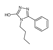 4-(But-1-yl)-2,4-dihydro-3-oxo-5-phenyl-3H-1,2,4-triazole, [4-(But-1-yl)-4,5-dihydro-5-oxo-1H-1,2,4-triazol-3-yl]benzene structure