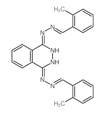 o-Tolualdehyde,1,4-phthalazinediyldihydrazone (8CI)结构式