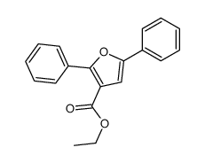 ethyl 2,5-diphenylfuran-3-carboxylate Structure