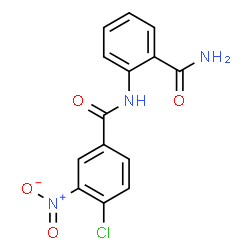 N-[2-(AMINOCARBONYL)PHENYL]-4-CHLORO-3-NITROBENZENECARBOXAMIDE图片