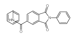 1H-Isoindole-5-carboxamide,2,3-dihydro-1,3-dioxo-N,2-diphenyl- structure