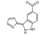 5-nitro-3-pyrrol-2-ylidene-1,2-dihydroindazole结构式