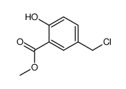 METHYL 5-(CHLOROMETHYL)-2-HYDROXYBENZOATE Structure