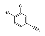 3-chloro-4-sulfanylbenzonitrile Structure