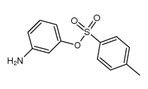 m-(p-tolylsulphonyloxy)aniline结构式