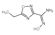 1,2,4-Oxadiazole-3-carboximidamide,5-ethyl-N-hydroxy- Structure