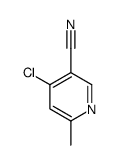 4-氯-6-甲基-3-氰基吡啶结构式