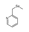 2-(methylselanylmethyl)pyridine Structure