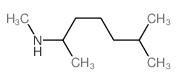 2-Heptanamine,N,6-dimethyl- Structure