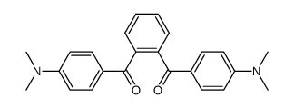 4,4'-(1,2-Phenylenedicarbonyl)bis(N,N-dimethylaniline)结构式