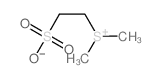 dimethyl-(2-sulfoethyl)sulfanium Structure