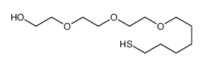 2-[2-[2-(6-sulfanylhexoxy)ethoxy]ethoxy]ethanol结构式