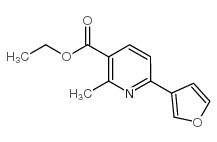 6-(3-Furanyl)-2-methylpyridine-3-carboxylic acid ethyl ester picture