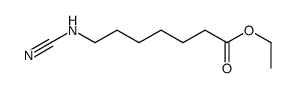 ethyl 7-(cyanoamino)heptanoate Structure