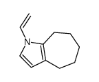 1-ethenyl-5,6,7,8-tetrahydro-4H-cyclohepta[b]pyrrole结构式