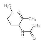 N-(1-methylsulfanyl-4-oxo-pentan-3-yl)acetamide Structure