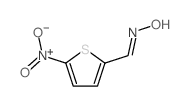 (NZ)-N-[(5-nitrothiophen-2-yl)methylidene]hydroxylamine结构式