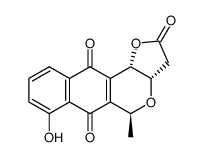 (3aS)-3,3aβ,5,11bβ-Tetrahydro-7-hydroxy-5β-methyl-2H-furo[3,2-b]naphtho[2,3-d]pyran-2,6,11-trione structure