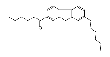 1-(7-hexyl-9H-fluoren-2-yl)hexan-1-one Structure