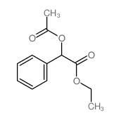 ethyl 2-acetyloxy-2-phenyl-acetate Structure