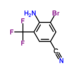 4-氨基-3-溴-5-三氟甲基苯星空app结构式