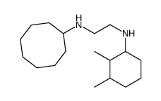 N-cyclooctyl-N'-(2,3-dimethylcyclohexyl)ethane-1,2-diamine Structure