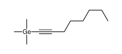 trimethyl(oct-1-ynyl)germane Structure