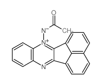 (1E)-N-acenaphthyleno[2,1-b]quinoxalin-7-ium-7-ylethanimidate Structure