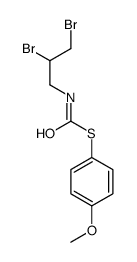 S-(4-methoxyphenyl) N-(2,3-dibromopropyl)carbamothioate Structure