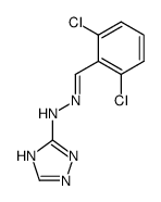 3-(2,6-dichlorobenzylidenehydrazino)-4H-1,2,4-triazole结构式