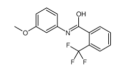 N-(3-methoxyphenyl)-2-(trifluoromethyl)benzamide Structure