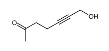 7-hydroxy-hept-5-yn-2-one Structure