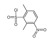 2,6-dimethyl-3-nitrobenzenesulfonyl chloride结构式