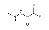 1-methyl-2-dfluoroacetylhydrazine Structure