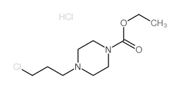 ethyl 4-(3-chloropropyl)piperazine-1-carboxylate structure