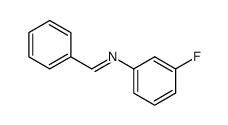 benzylidene(3-fluorophenyl)amine Structure