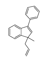 1-allyl-1-methyl-3-phenylindene Structure