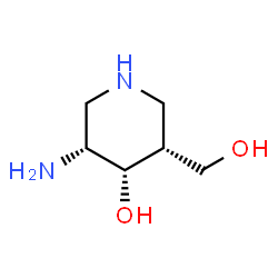 3-Piperidinemethanol, 5-amino-4-hydroxy-, (3R,4S,5R)-rel- (9CI)结构式