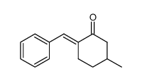 (E)-2-benzylidene-5-methylcyclohexan-1-one Structure