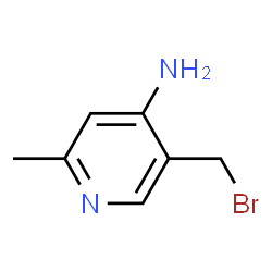 4-Pyridinamine,5-(bromomethyl)-2-methyl-(9CI)结构式