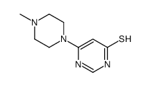 4-Pyrimidinethiol,6-(4-methyl-1-piperazinyl)-(8CI) picture