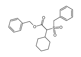 benzyl 2-benzylsulfonyl-2-cyclohexylacetate Structure